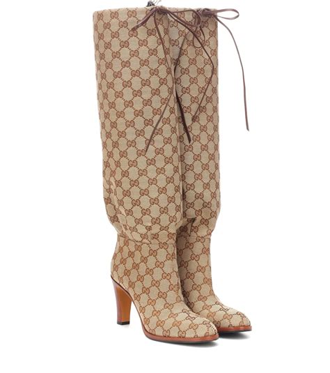 gucci bootsknee-high|gucci knee high boots price.